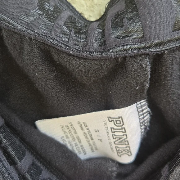 VS PINK Black Sequin Joggers - Picture 5 of 7